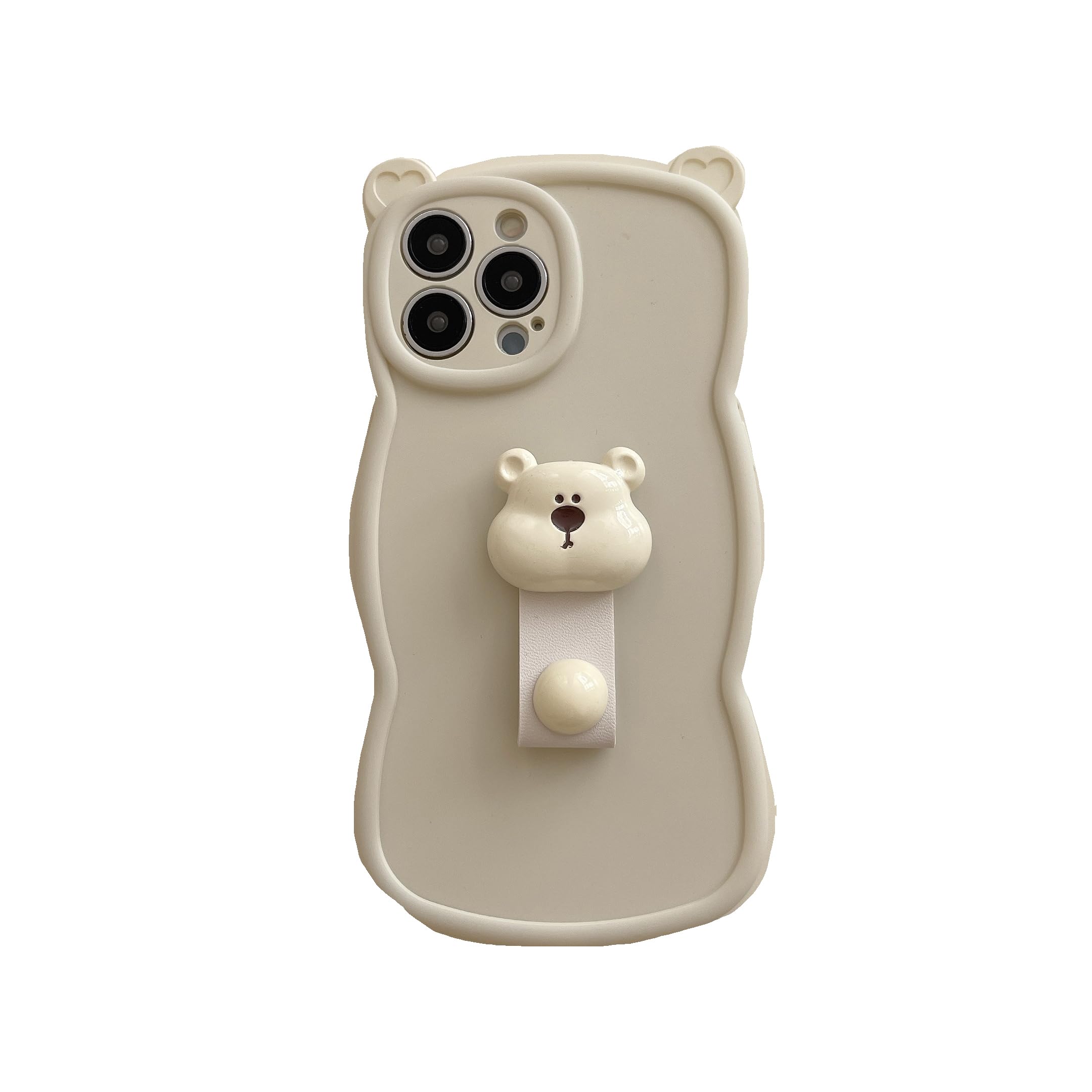 Amazon.co.jp: UnnFiko For iPhone 12 ケース かわいいクマのリング